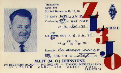 ZL3JO QSL