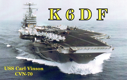 K6DF QSL Card
