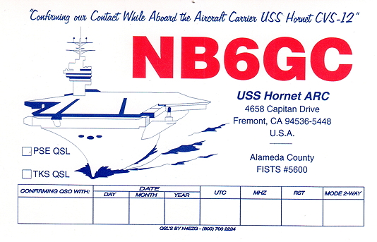 K6DF QSL Card