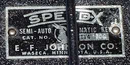 Speed-X Model 114-500 Data Plate